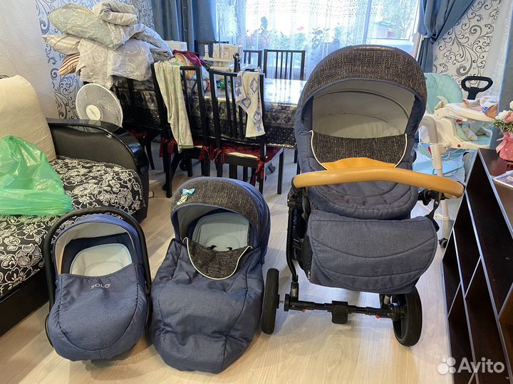 Коляска 3 в 1 rudis solo