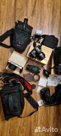 Зеркальный фотоаппарат nikon d5300 с комплектом об