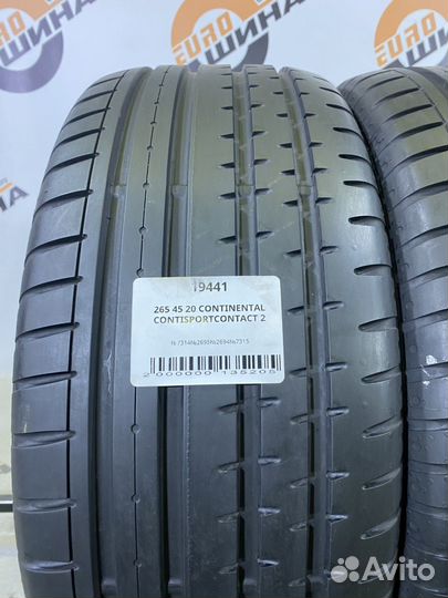 Continental ContiSportContact 2 265/45 R20