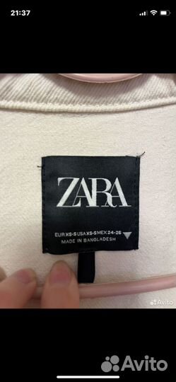 Джинсовая куртка zara