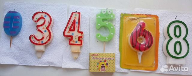 Цифры на торт