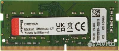Sodimm ddr4 32гб 2 планки по 16гб