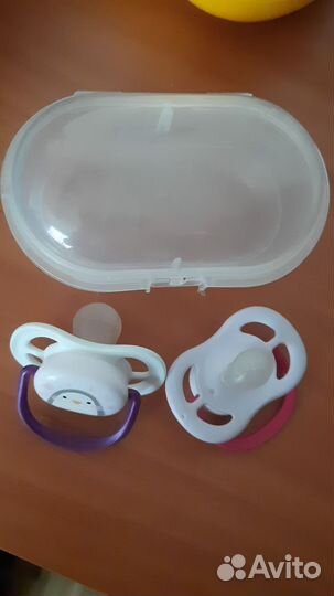 Пустышки avent 0- 6 месяцев