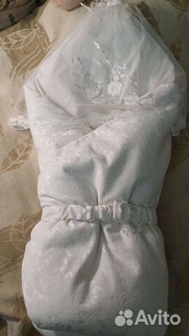 Конверт- одеяло на выписку зимний новый