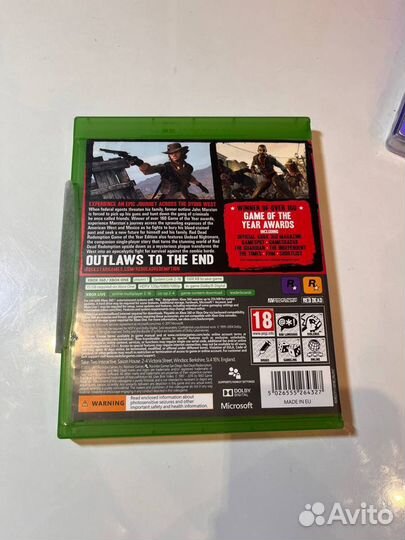 Red dead redemption 1 goty xbox 360/one