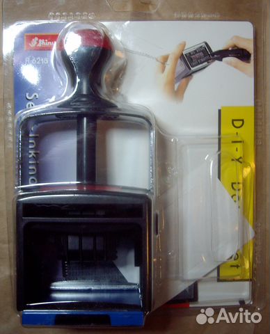 Самонаборный датер shiny Н-6218 68х47мм. мало б/у