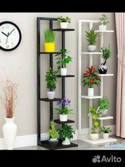 Полка для цветов лофт