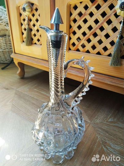 Ваза хрустальная