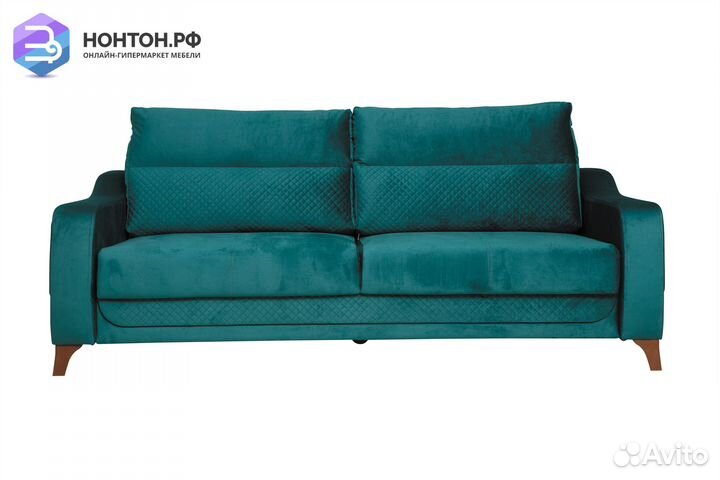 Диван книжка Дуглас 3-х местный зеленый