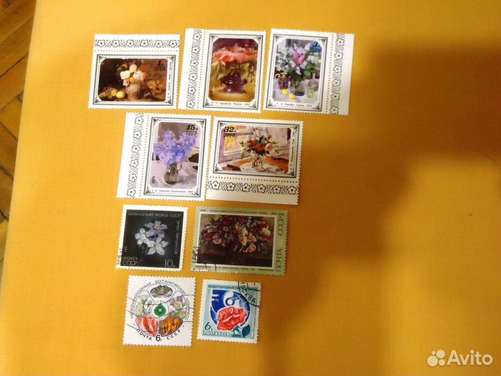 Марки почтовые СССР, России и др. стран