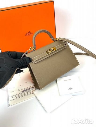 Женская сумка Hermes kelly 20 см