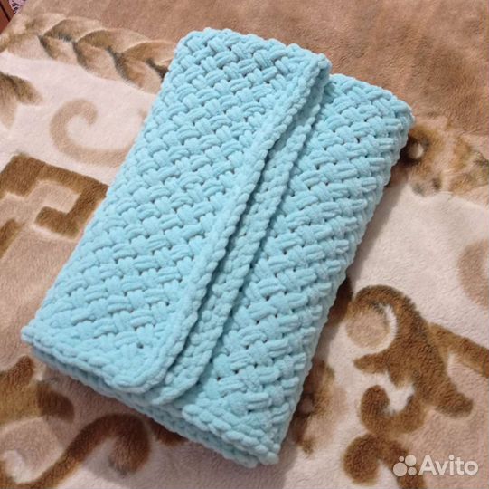 Плед детский плюшевый