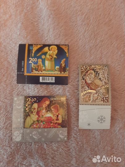 Марки. Украина. Белоруссия