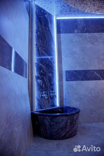 Баня сауна с бассейном хамам