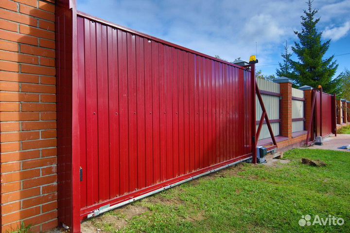 Заборы ворота навесы