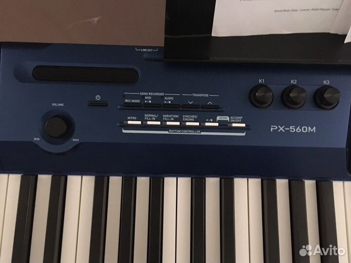 Цифровое пианино casio privia px560