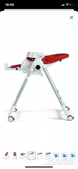 Стульчик для кормления peg perego