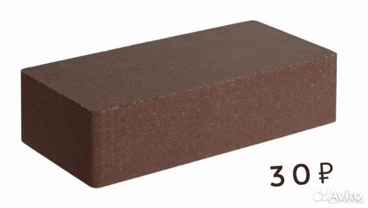 Облицовочный кирпич двухцветный