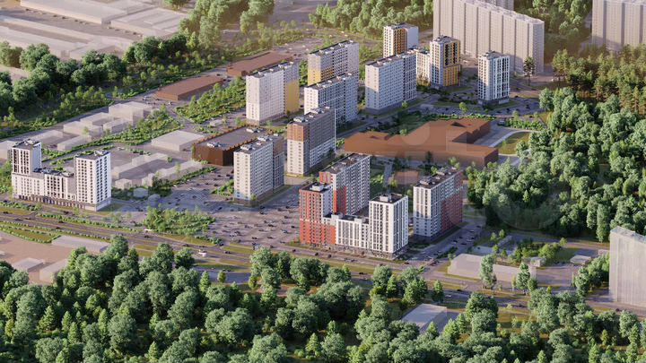 2-к. квартира, 58,8 м², 9/17 эт.