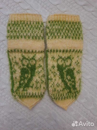 Вязанные носки ручной работы