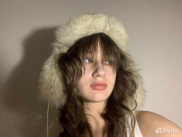 Шапка ушанка натуральный мех на доставке