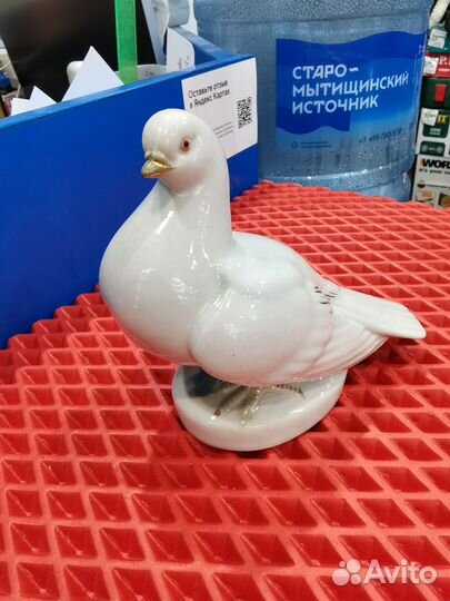 Статуэтка Голубь, Гжель, 1960-е годы