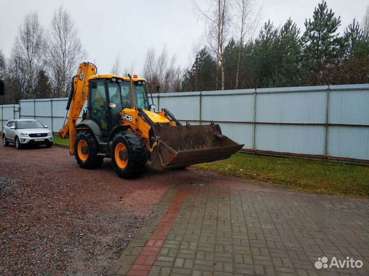 Аренда экскаватора погрузчика.трактор