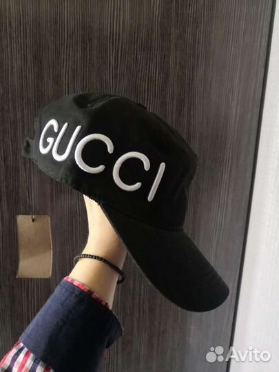 Gucci бейсболка черная