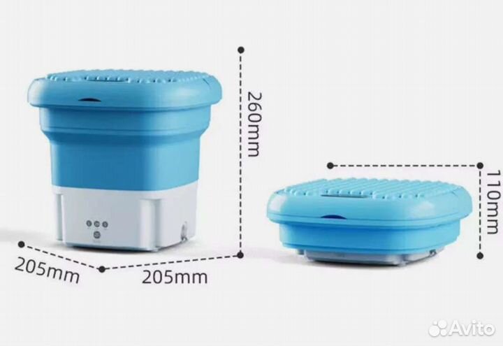 Стиральная машинка портативная складная