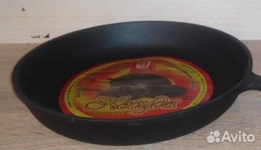 Сковорода чугунная 240/40