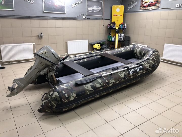 Лодка пвх River Boats 370 и мотор Honda 8