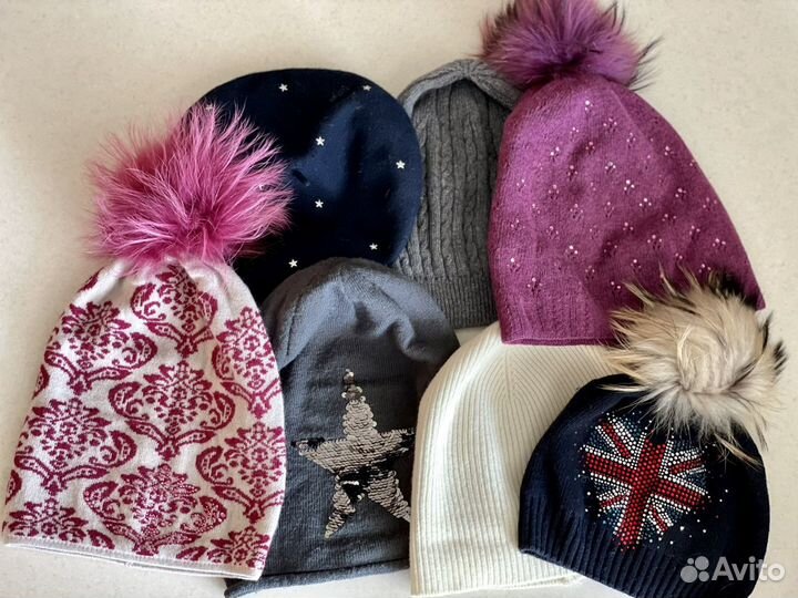 Шапки для девочки 54-58