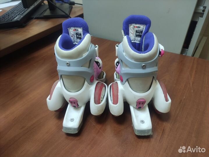 Ролики детские раздвижные р 25-28