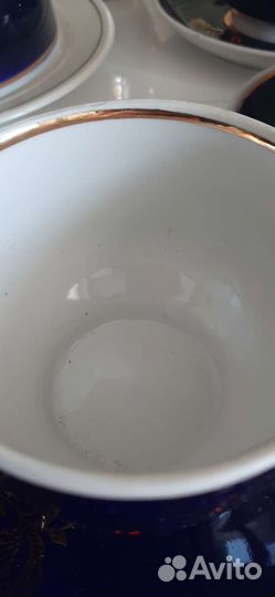 Чайный сервиз кобальт Довбыш