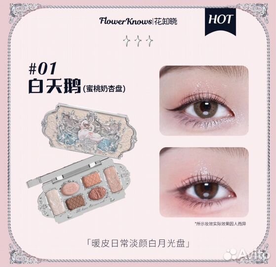 Палетка теней Flower Knows