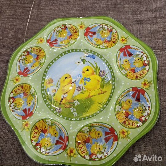 Тарелка для пасхальных яиц