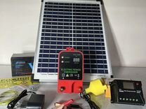 Комплект электропастух + солнечная панель 60W