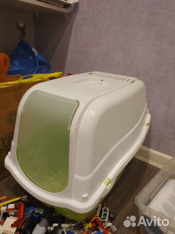 Закрытый лоток для кошек большой