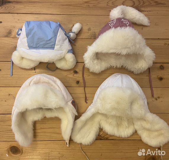 Шапки шарфы варежки детские 2-5 лет