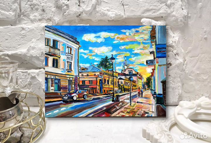 Картина маслом Большая Никитская улица