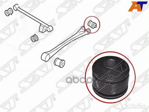 Сайлентблок заднего продольного рычага RR Subar