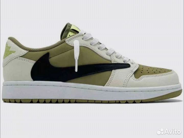 Travis Scott X Air Jordan 1 Low Golf Neutral Olive