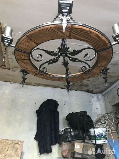 Люстра кованная (под старину)