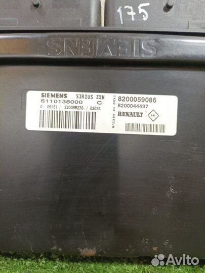 Блок управления двигателем (эбу) Renault Symbol