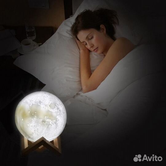 Ночник Луна LED Moon Lamp Night Light USB