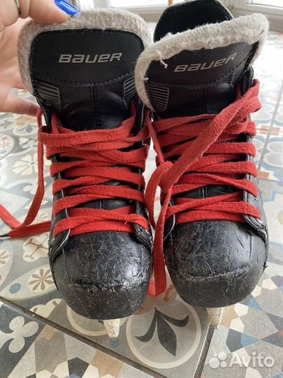 Хоккейные коньки bauer 31 р-р