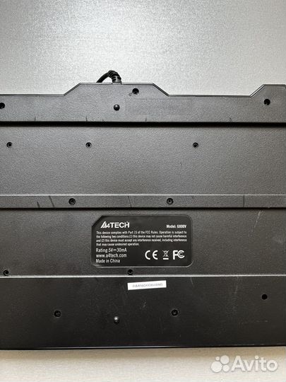 Игровая клавиатура проводная A4Tech X7-G800V