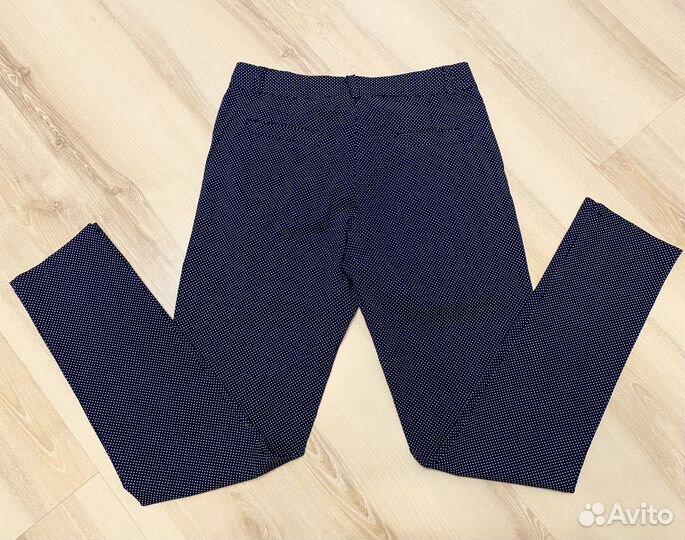 Брюки в горошек S Италия хлопок