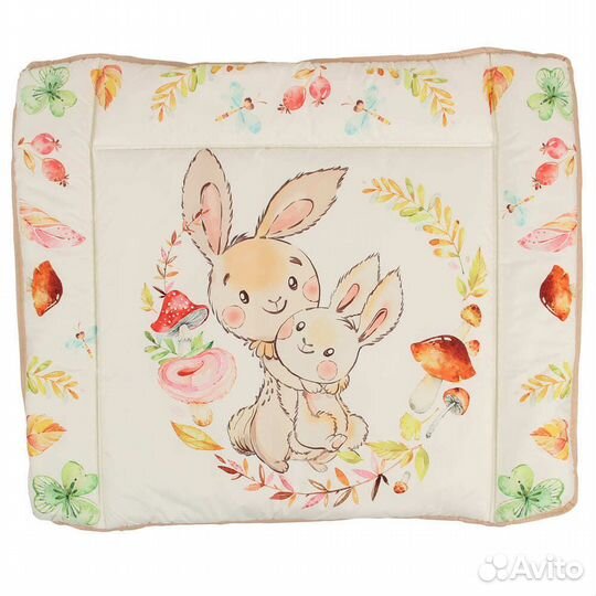 Матрасик для пеленания 800*670 зверята (Зайчата) А