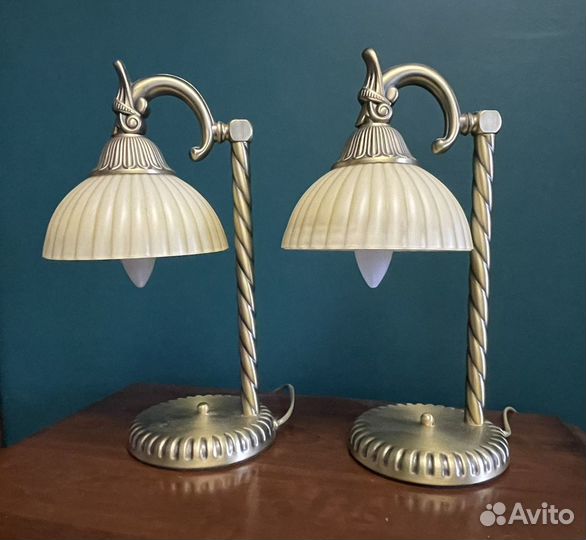 Лампа настольная Афродита бронза 2шт